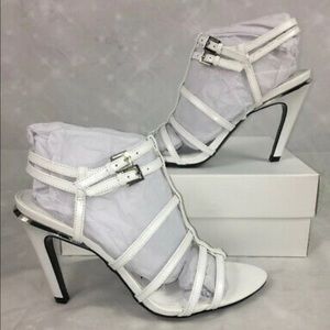 Calvin Klein Gili Box White Heels